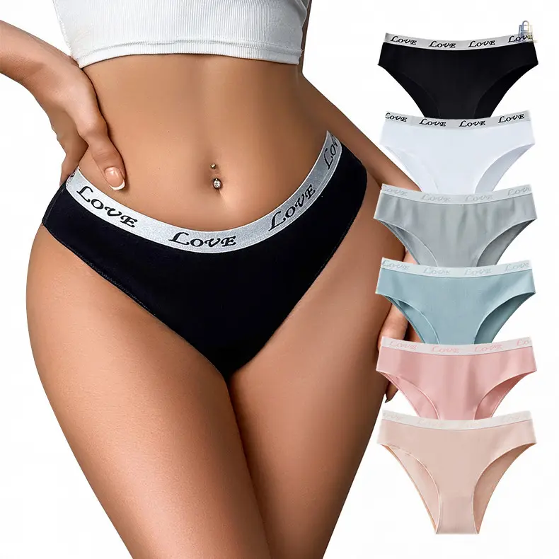Women's Ribbed Cotton Bikini Panties - Trending Mid-Rise, Breathable, Soft Stretch Seamless Briefs for Daily Wear, Workout & Loungewear