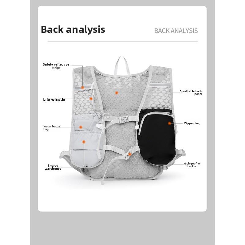 Outdoor cycling backpack Men's and women's multi-functional sports mountaineering bag Travel bag Hiking bag, backpack