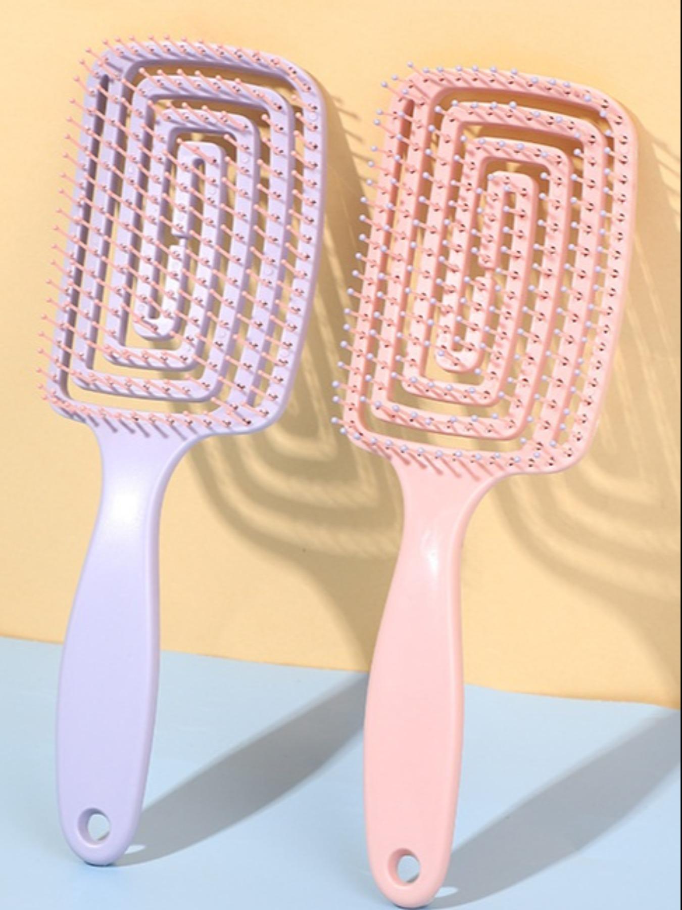 Hollow Out Detangling Hair Brush , high skull top curved comb, airbag comb, massage curly hair styling home comb,Vented Detangling Brush For Long, Thick, Curly, Tangled, Wet, And Dry Hair, For All Hair Types, Detangling Hairbrush Hollow Out Detangling Hair Brush , high skull top curved comb, airbag comb, massage curly hair styling home comb,Vented Detangling Brush For Long, Thick, Curly, Tangled, Wet, And Dry Hair, For All Hair Types, Detangling Hairbrush