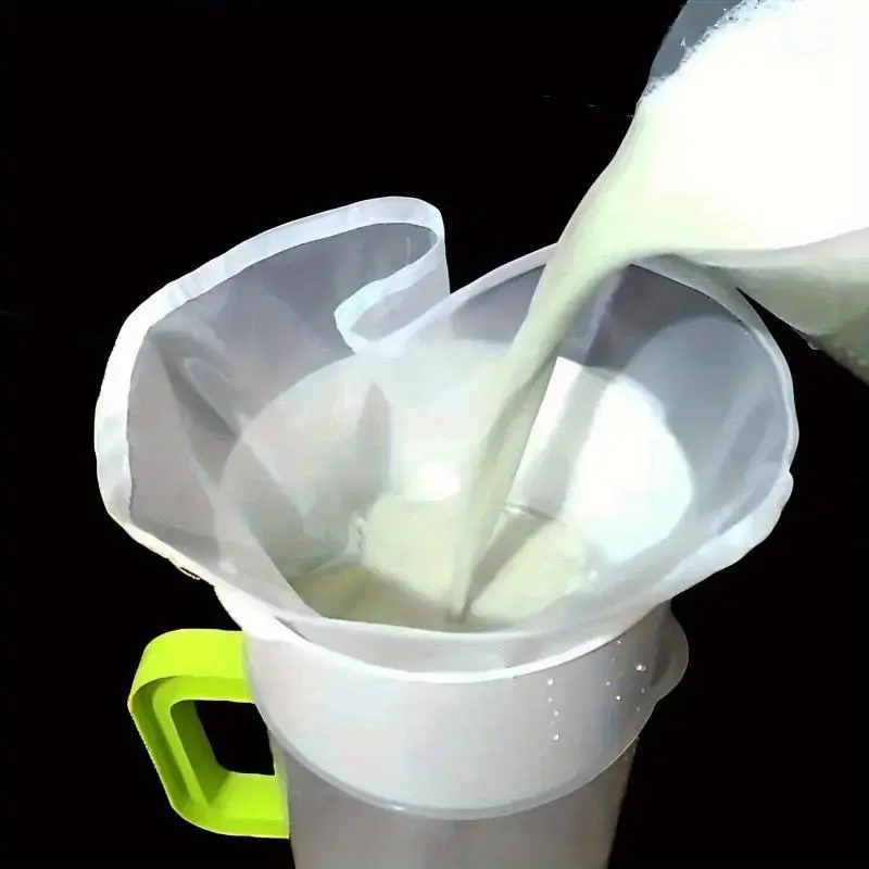 Soybean Filter Net Bag Nylon Liquid Filter Net Bag Milk Coffee Filter Net Bag Reusable Fine Mesh Paint Squeeze Mesh Kitchen Tool