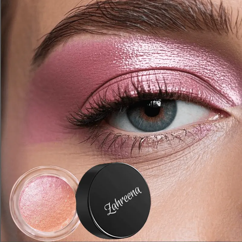 Zahreena Blushing Aura Gradient Jelly Blushing Eyeshadow - Holographic Glitter Shimmer Finish, Waterproof Long-Lasting Gel Texture, Pink & Rose Tones, Radiant Aura Effect, Ideal for Party & Everyday Makeup, Gift Option, Cosmetic