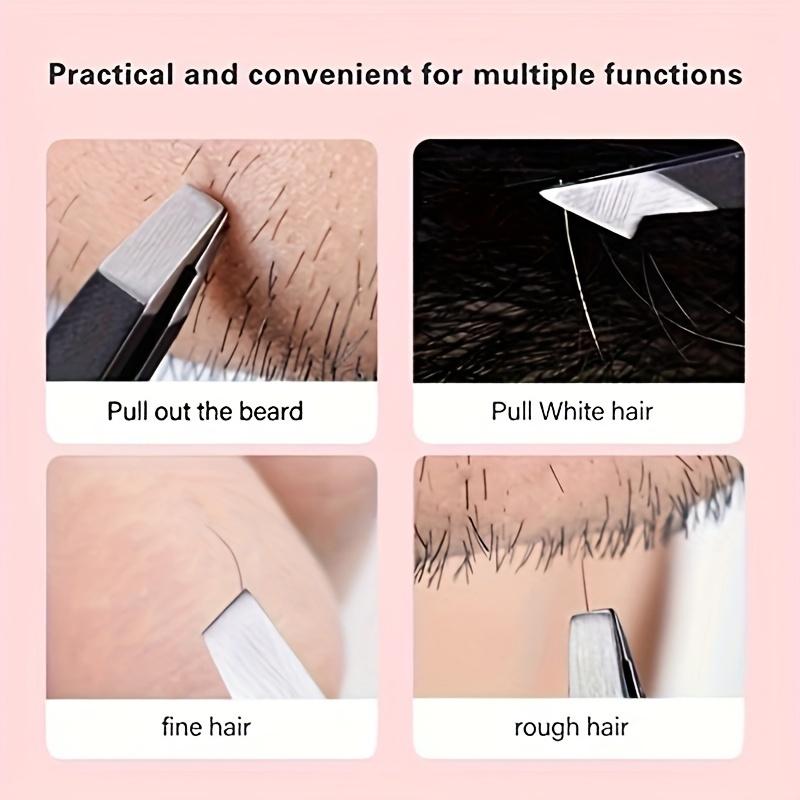Free shipping Eyebrow Tweezers Eyebrow Clip Stainless Steel Eyebrow Tweezer Multi-purpose Eyebrow Trimming Shaping Tool