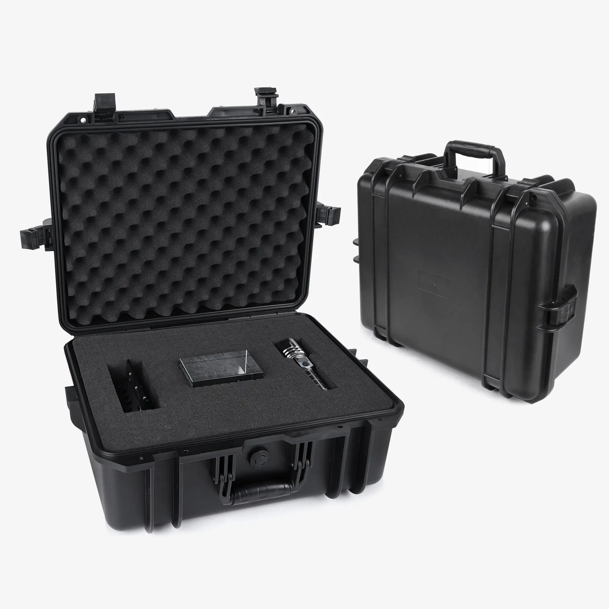 ARCH Hard Camera Case 18.9x16.5x8.7 Inch Waterproof Protective Equipment Case with Customizable Foam for Drones, Cameras, Electronics, Travel Storage Box, Black Upgraded, Portable Weatherproof Hard Case for Outdoor, Home, Office, and Studio Use