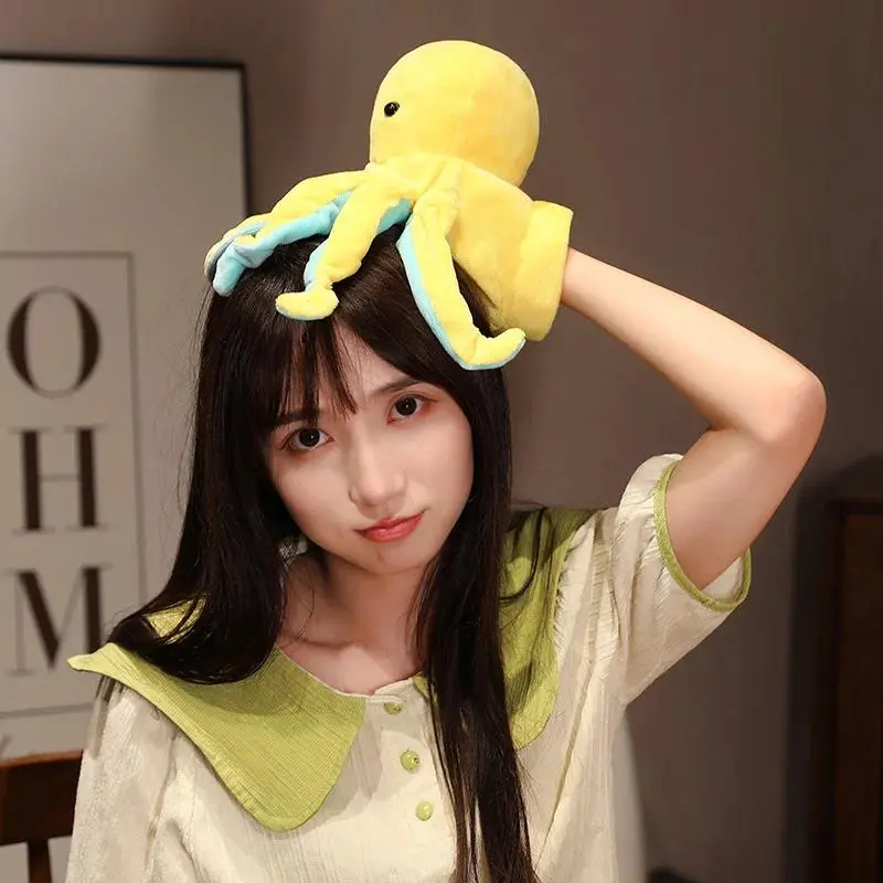 Hot Crocodile Shark Killer Whale Plush Hand Puppets Lifelike Tropical Fish Penguin Octopus Hand Puppets For Kids Adults Muppets