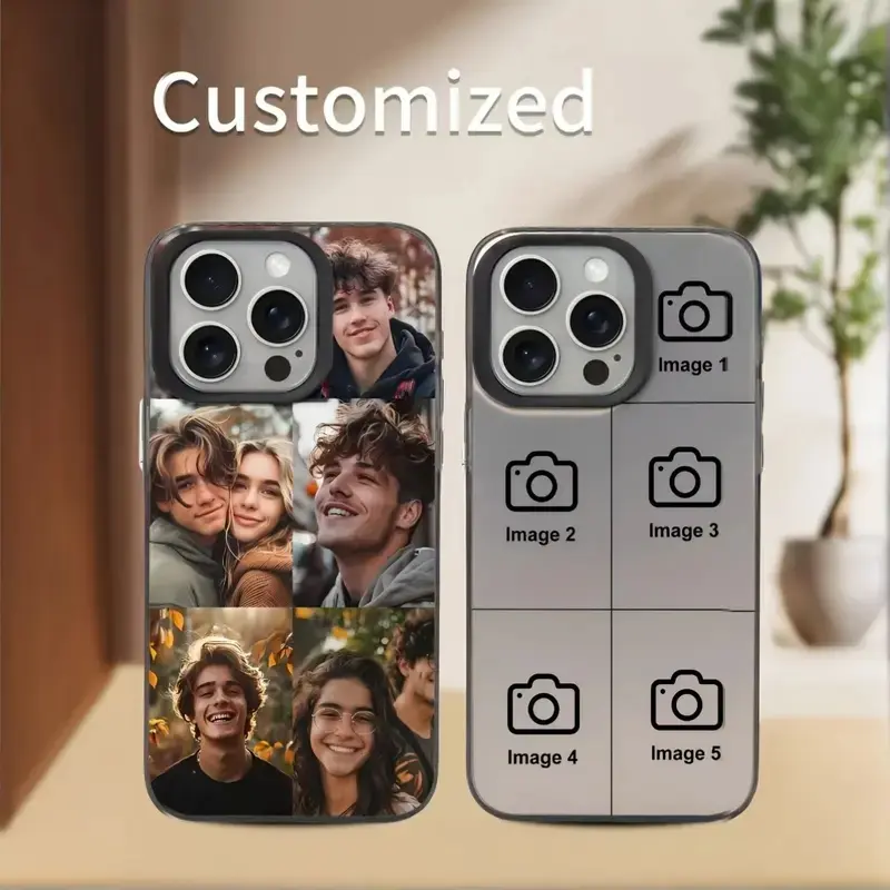 DIY Personalized Shockproof TPU Phone Case for iPhone18 /17/ 16/15/14/13/12 Pro Max/11/7/8 Plus - Customizable with Photos, Tech Accessory Ideal for Birthday, Christmas Gifting