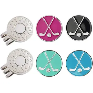 Golf Ball Markers with Hat Clips Value Sets for Men Women Golfer, Removable Attaches Easily to Golf Cap Premium Gifts
