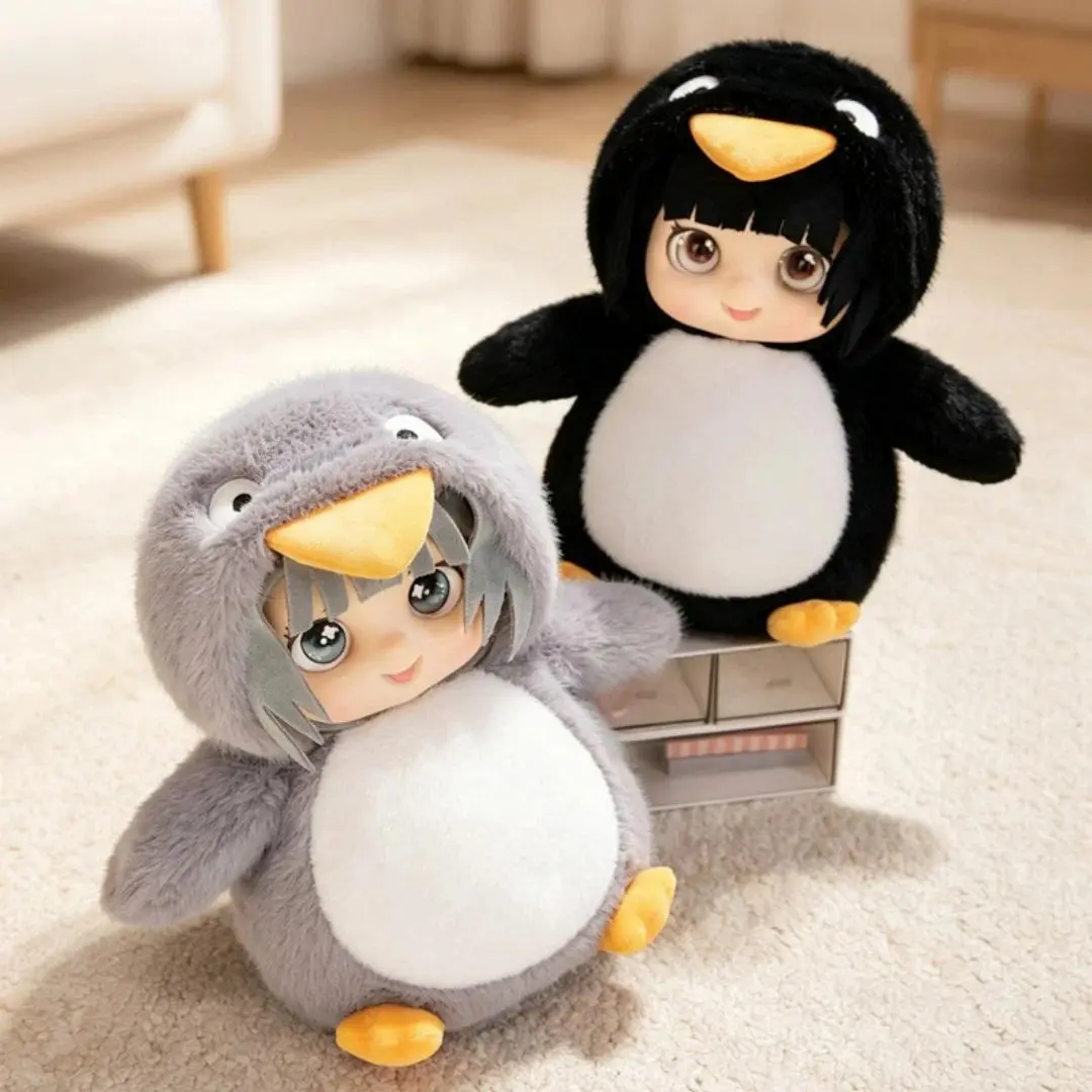 Kawaii Gugu Gaga Vinyl Plush Toy Movie Soft Stuffed Penguin Animal Gugugaga Plushie for Fans Kids Birthday Xmas Gift Desk Decor