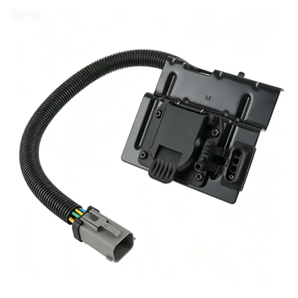 4 & 7 Pin Trailer Wiring Harness Plug, Compatible with Ford F250 F350 Super Duty 1999-2001, Replace# YC3Z-13A576-CA, Heavy Duty Electrical Connector, Direct Fit Trailer Light Adapter, 7-Pin Trailer Connector for Towing