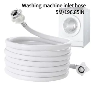 wave wheel drum washing machine water supply pipe extension pipe with steel head, fully automatic drum washing machine water inl