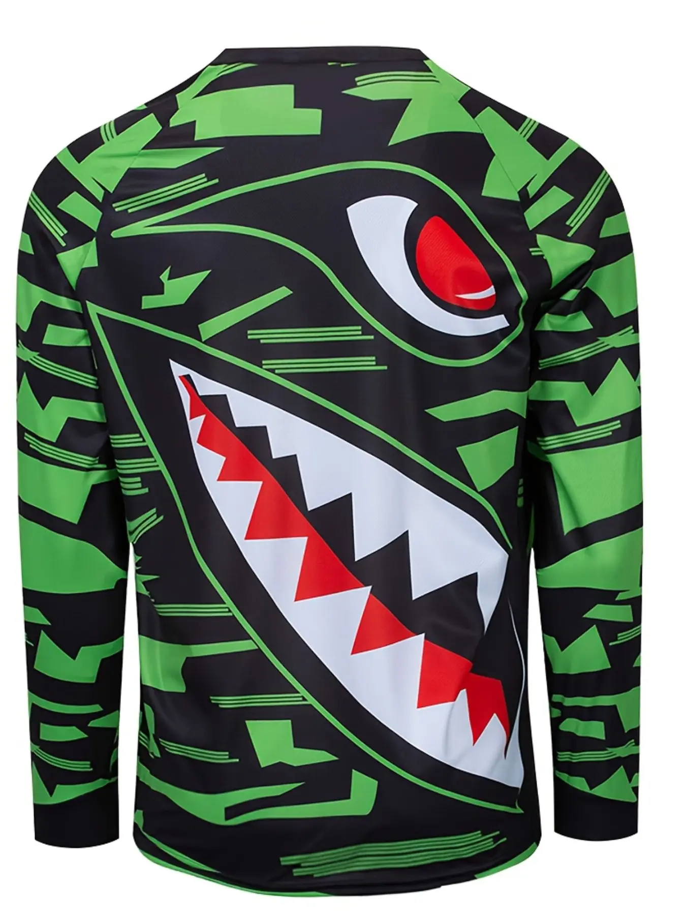 Outdoor Motorcycle Sports Shirt, Quick-Dry Breathable Long Sleeve, Ideal for Off-Road, Downhill, Cycling, Mountain Bike Racing