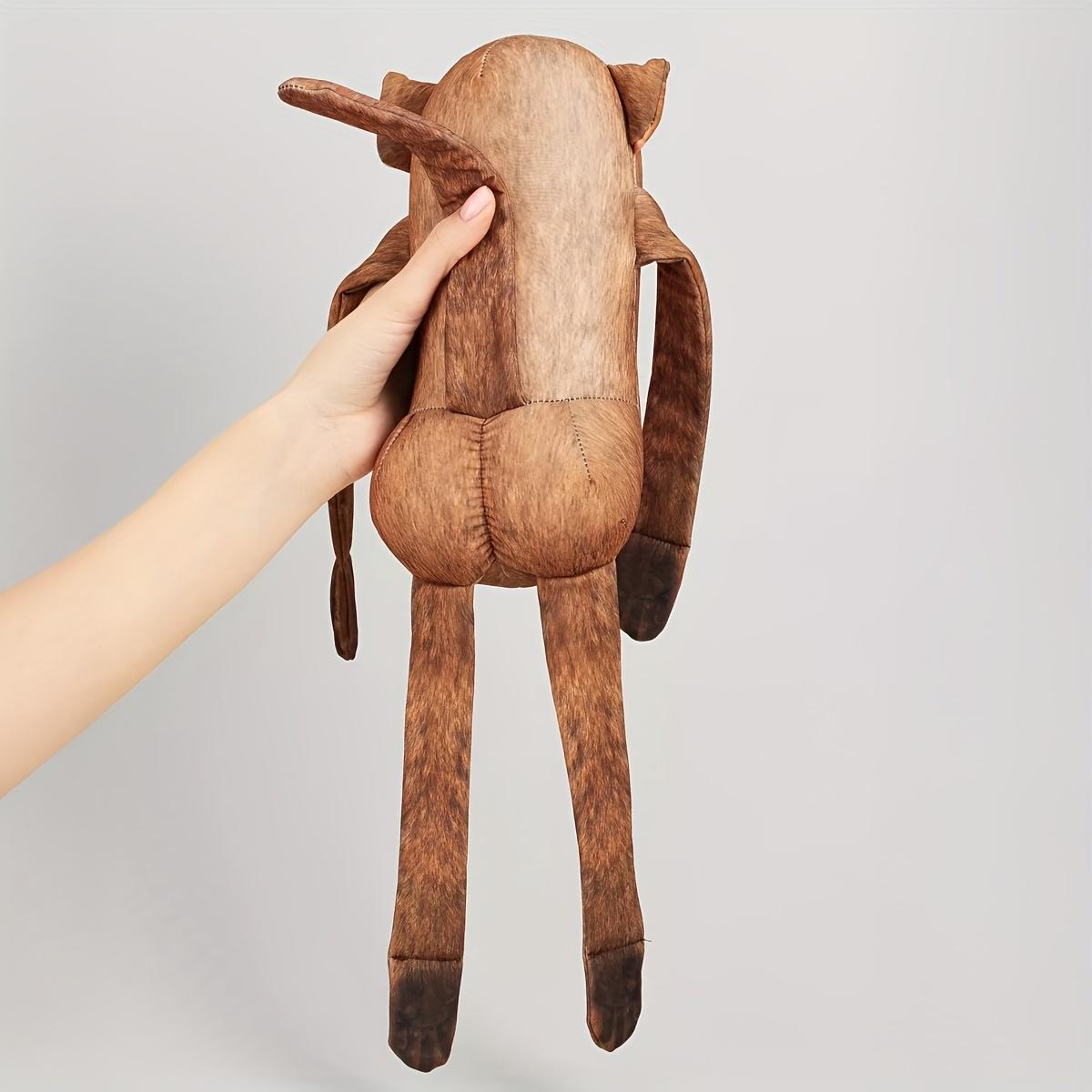 Mischievous Monkey Plush Toy – Fun Fridge Hanging Decor, Perfect Office Prank Gift & Cute Accessory for Monkey Lovers! weighted Anxiety Relief Stuffed with Lights and Music Cartoon Gorilla Backpack heat