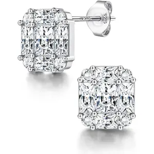 Trendy Sterling Silver Stud Earrings for Women