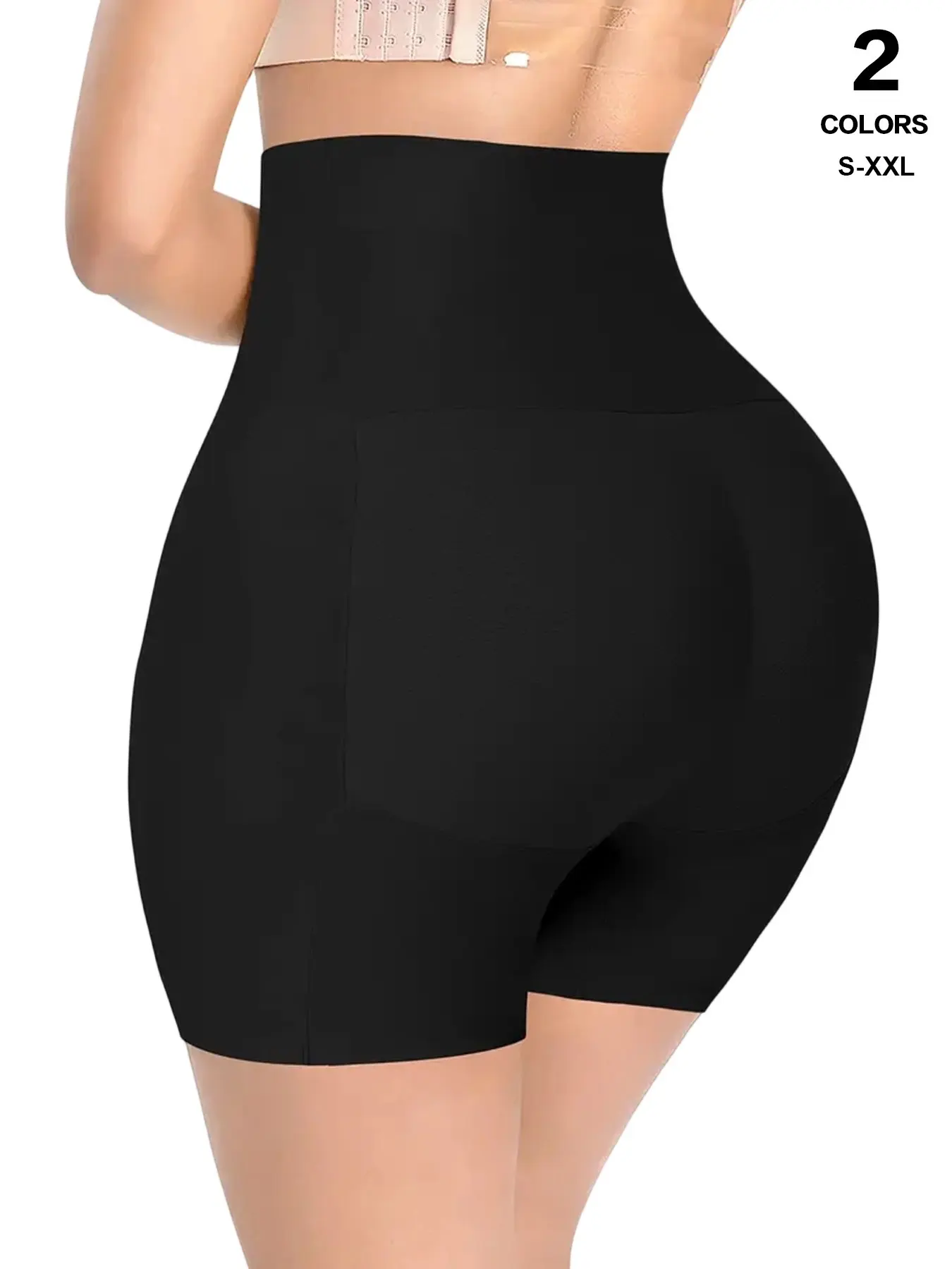 High Waist Butt Lifter Shapewear Pants, Underwear, Invisible Under Jeans, Elastic Waist, Casual Style, Organic Textile, All Seasons