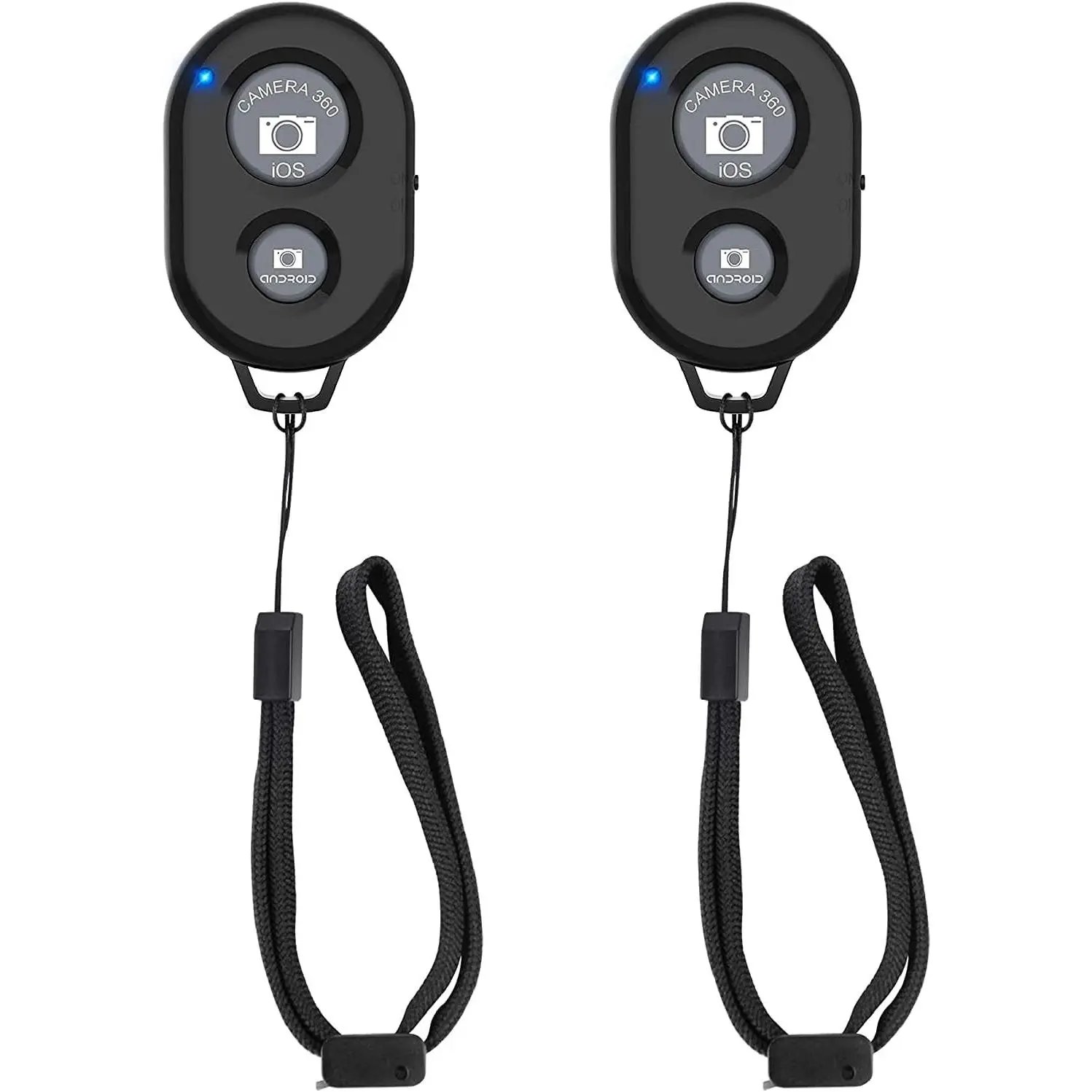Wireless Camera Remote Shutter for Smartphones (2 Pack), Phone Camera Remote Control Compatible with iPhone/Android - Create Amazing Photos and Selfies, Wrist Strap IncludedGift