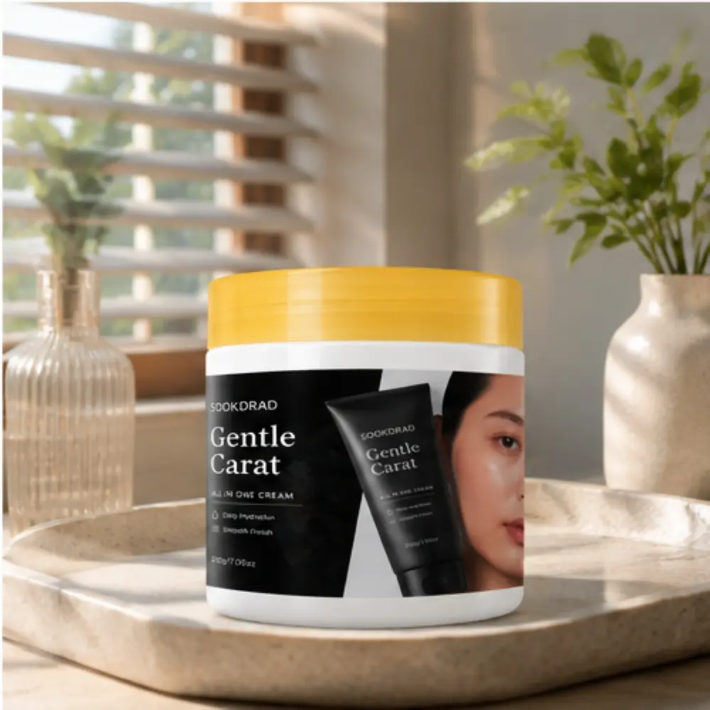 Gentle Carat All In One Cream, daily hydration, smooth finish, facial care, 200g/7.05oz