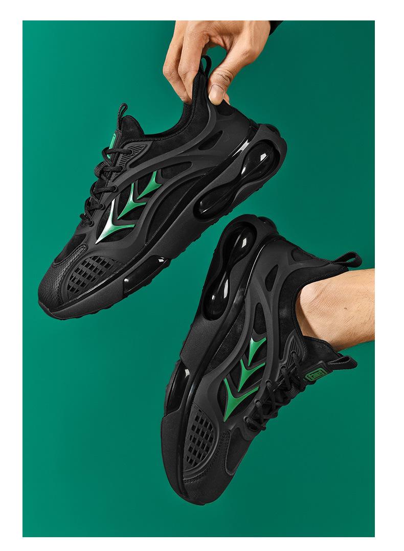 Brand GGOR Men's Plus Size Heavyweight Sneakers - Breathable Mesh Cushioned Training Sneakers with Slip-Resistant Sole, Low-Top & Insole for Running, Gym, Casual Wear - - Comfortable Daily Sports Shoes