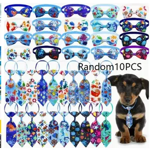 10pcs Dog Grooming Small Dog Cat Neckties, Fashionable Bowties for Pets, Stylish Dog Grooming Accessories, Chihuahua Accessories, Pet Supplies, Clothing