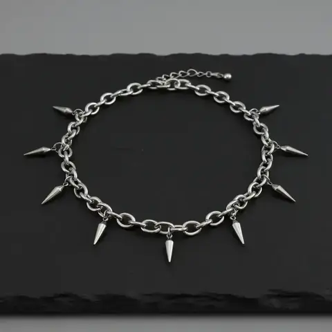 Men's Punk Style Stainless Steel, Minimalist Street Style Chains Necklace, Fashion Jewelry for Party, Daily Clothing Decor, Trendy All-match & Exquisite Jewelry for Birthday Gift, Fashion Cool Accessories