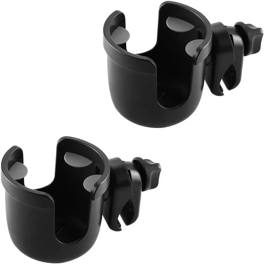 Universal Stroller Cup Holder - 360° Rotatable Attachment for Walker, Wheelchair, Bike, Scooter & Uppababy Nuna Doona StrollersGift