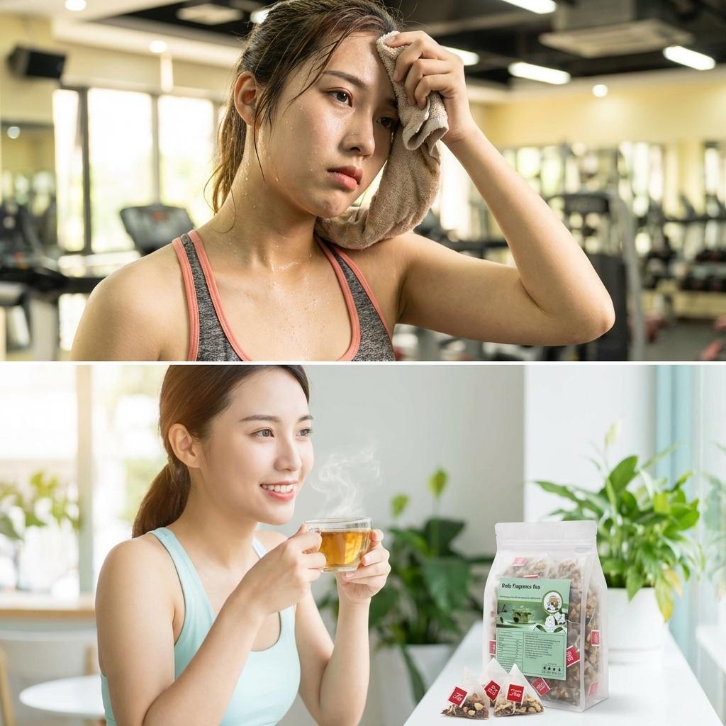 Body Fragrance Tea - Jasmine, Poria & Dried Tangerine Peel Herbal Blend, 50 Tea Bags | Natural Internal Cleansing & Breath Freshness | Zero Sugar, Caffeine Free Relaxation Tea Body Fragrance Tea - Jasmine, Poria & Dried Tangerine Peel Herbal Blend, 50 Tea Bags | Natural Internal Cleansing & Breath Freshness | Zero Sugar, Caffeine Free Relaxation Tea