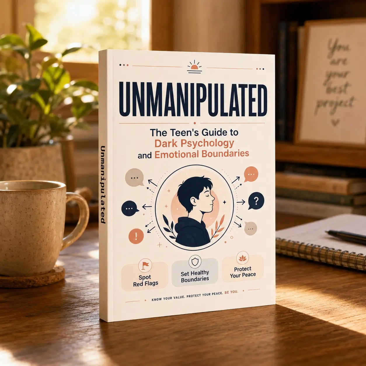 Teen Self Help Book, Dark Psychology & Emotional Boundaries Guide to Stop Manipulation, Gaslighting & Toxic Relationships