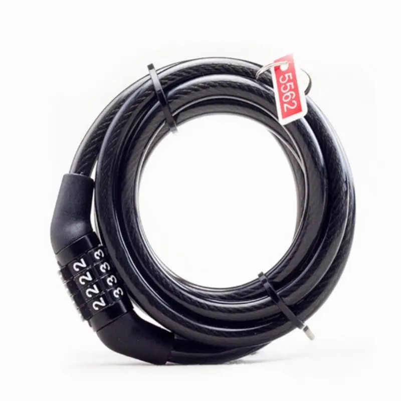 1 Piece Bicycle Electric Battery Bike Password Lock, Helmet Lock, Anti-Theft Steel Wire Lock, Motorcycle Mountain Bike Portable Lock