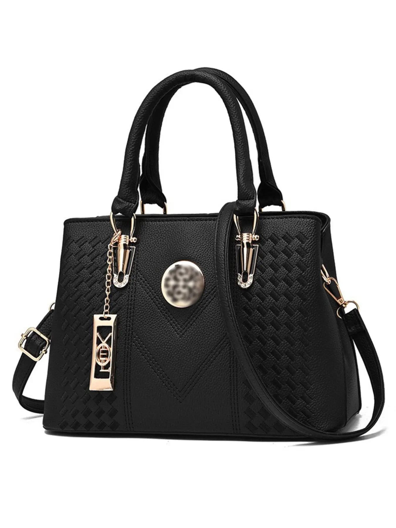 Women's Metal Handle Tote Bag, Fashion Shopping & Daily Use Accessory, Durable High-Quality Material, Perfect Gift Choice