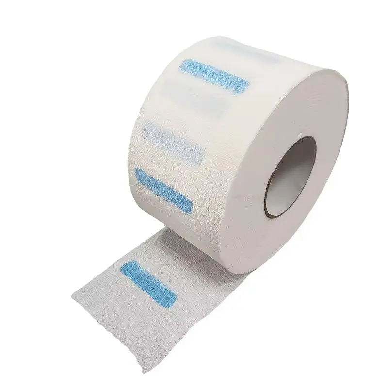 100PCS Disposable 1 Roll Hair Cutting Accessory Neck Paper Adjustable Barber Dedicated Salon Hairdressing White Neck Strips
