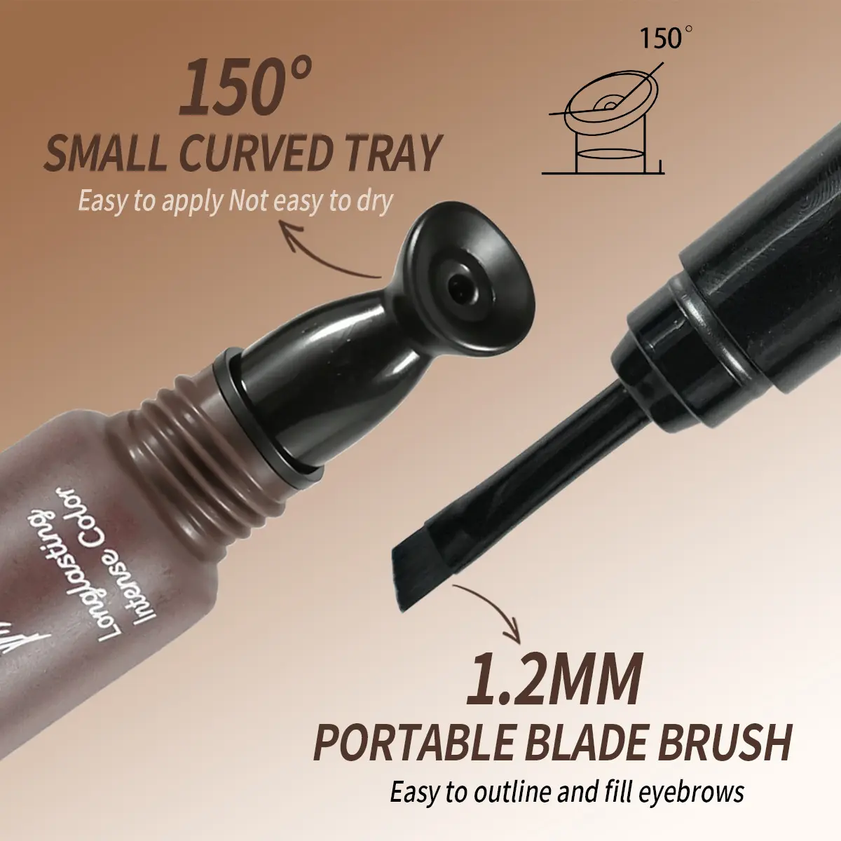 Peel-off eyebrow gel eyebrow tint waterproof long-lasting styling non-fading eyebrow dye