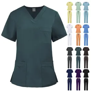 2026 New Quick-Dry Stretch Scrub Suit for Men and Women, Doctor and Nurse Two-Piece Set