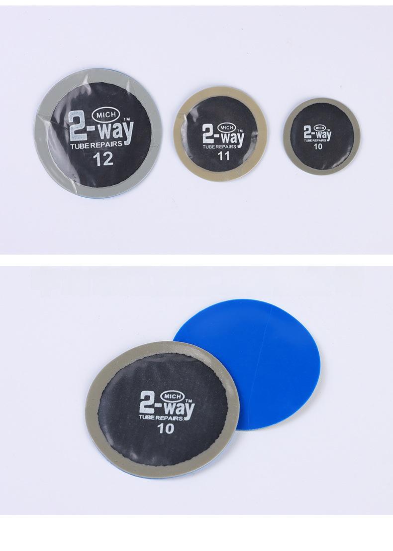 Two-Way Vulcanizing Tire Repair Patches Glue Kit for Car Motorcycle Vacuum & Inner Tube Cold Patching Fixing