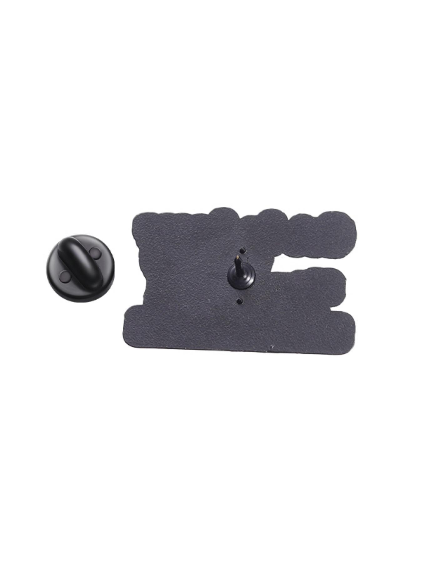 Cute Cartoon Animal & Letter Design Brooch Pin Clip Durable Metal Pins Back To School, Fashion Alloy Badge for Women & Men, Clothes Accessories for Party, Daily Clothing Decor