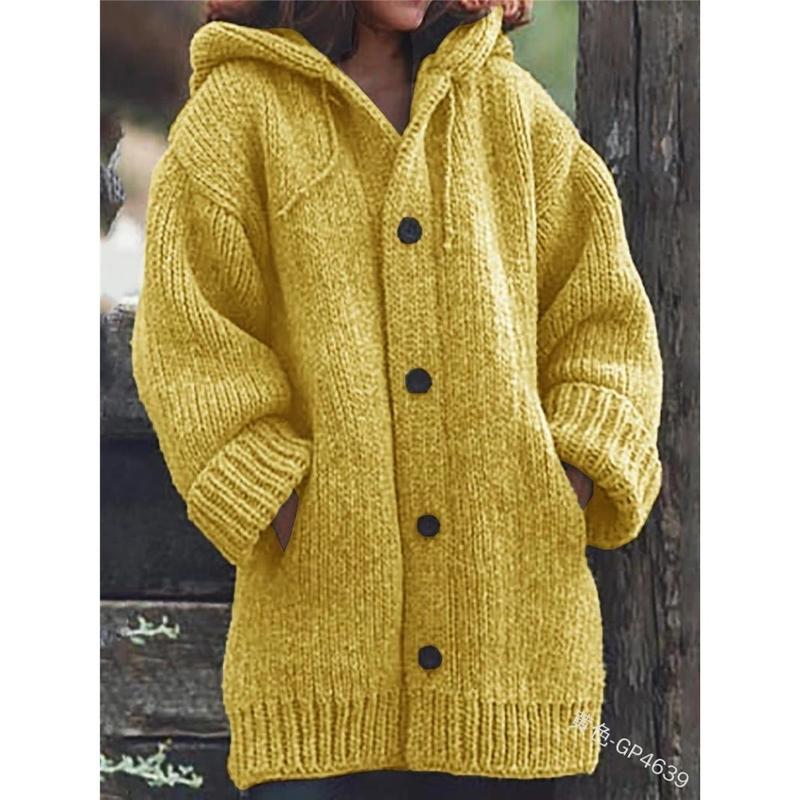 2026 Mid-Length Sweater New Cardigan Hooded Coat M107 camiseta de algodón Spring, Autumn & Winter Sweaters