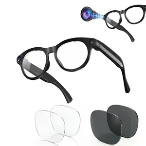 Multilingual Translation Smart Bluetooth-compatible Glasses, 800w Pixel Stabilized Photo Video, Real-Time Voice Translation, Ai Assistant, WiFi Transmission