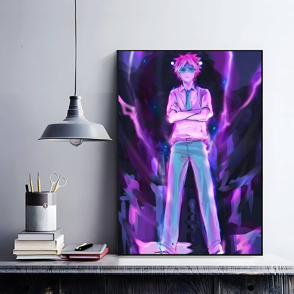 Anime The Disastrous Life Of Saiki K Poster HD art sticky wall waterproof home living room bedroom bar aesthetic decoration