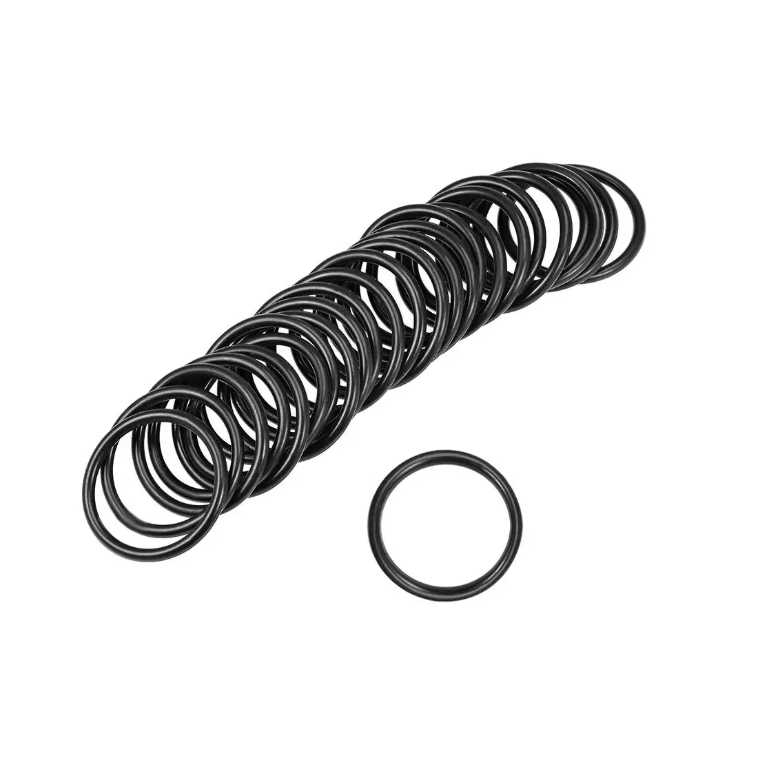 Nitrile Rubber O-Rings 29mm OD 24mm ID 2.5mm Width, Metric Nitrile Rubber Sealing Gasket for Automotive Machine Plumbing, Pack of 25