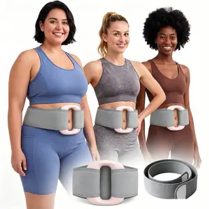 2026 New Wearable Fascia Ring– Adjustable Vibration Belt for Waist, Back & Legs – Cordless Portable Percussive machine for Muscle Recovery & Tension Relief,gear adjustment,vibration relaxation