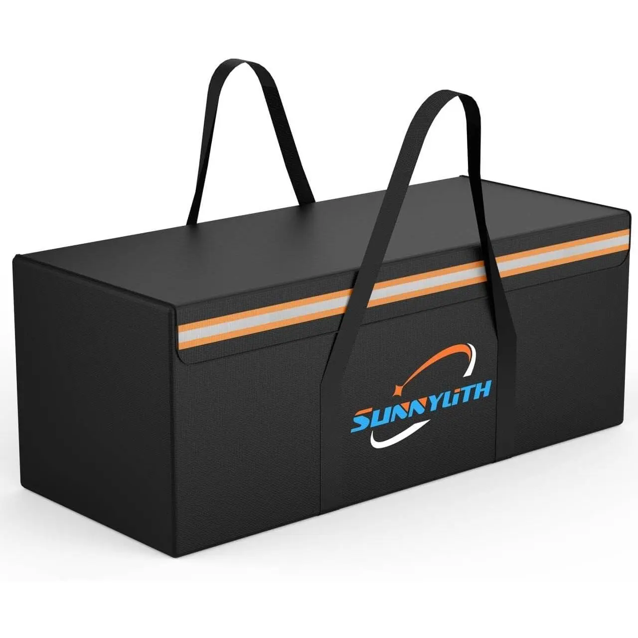 12V 200Ah LiFePO4 Lithium Battery Fireproof Safe Bag Large Capacity Explosion-proof Lipo Battery Bag for Charging and Storage Waterproof Box for Documents and Valuables 22×9×9.5in