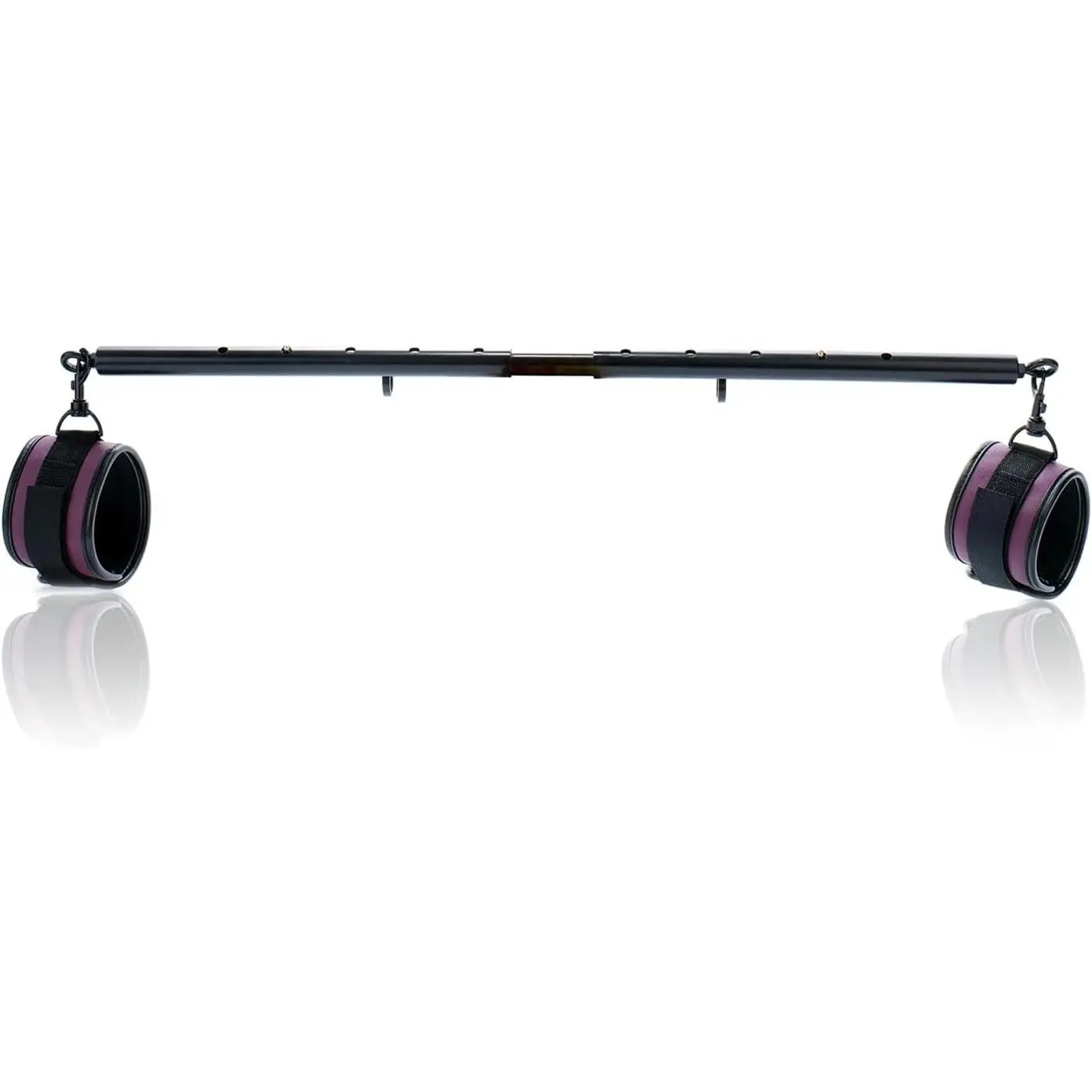Heavy Duty Stainless Steel Expandable Spreader Bar with 2pcs PU Adjustable Straps Sports Aid Training Fitness Gear Pilates Aid Kit Home Indoor Sports Yoga Set