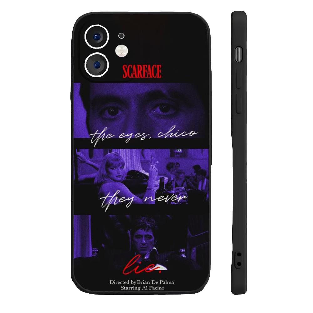 Fashion S-Scarface Phone Case Silicone Soft For IPhone 17 16 15 14 13 12 11 Plus Pro Max Plus Samsung Galaxy S26 S25 S24 S23 S22