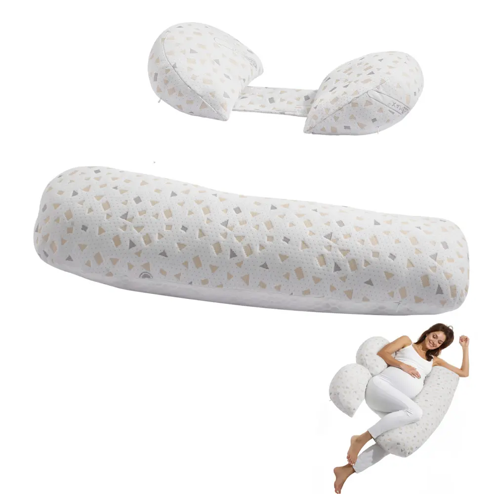 Pregnancy Pillow Adjustable Maternity Pillow for Pregnant Women Soft Breathable