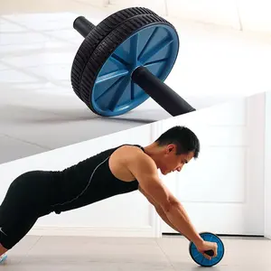 Ultra-Quiet Ab Wheel Roller - Silent Core Workout for Home & Gym