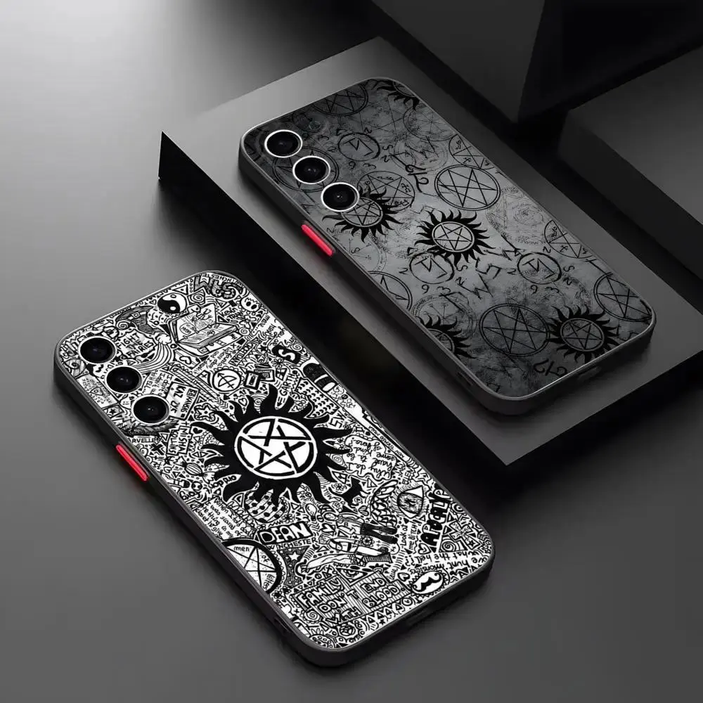 Supernatural Phone Case Matte Transparent For iPhone 17 Promax 17e 17 16 15 14 13 12 11 Mini Pro Max Air For Samsung S26 Ultra S25 S24 S23 S22 FE Plus Edge Anti-Fall shockproof protection TPU Soft silicone Back Cover For Fans Gift