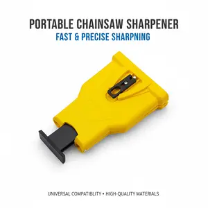 Portable Teeth Chainsaw Sharpener, Proprietary Bar-Mount Chain Saw Fast Sharpening Tool