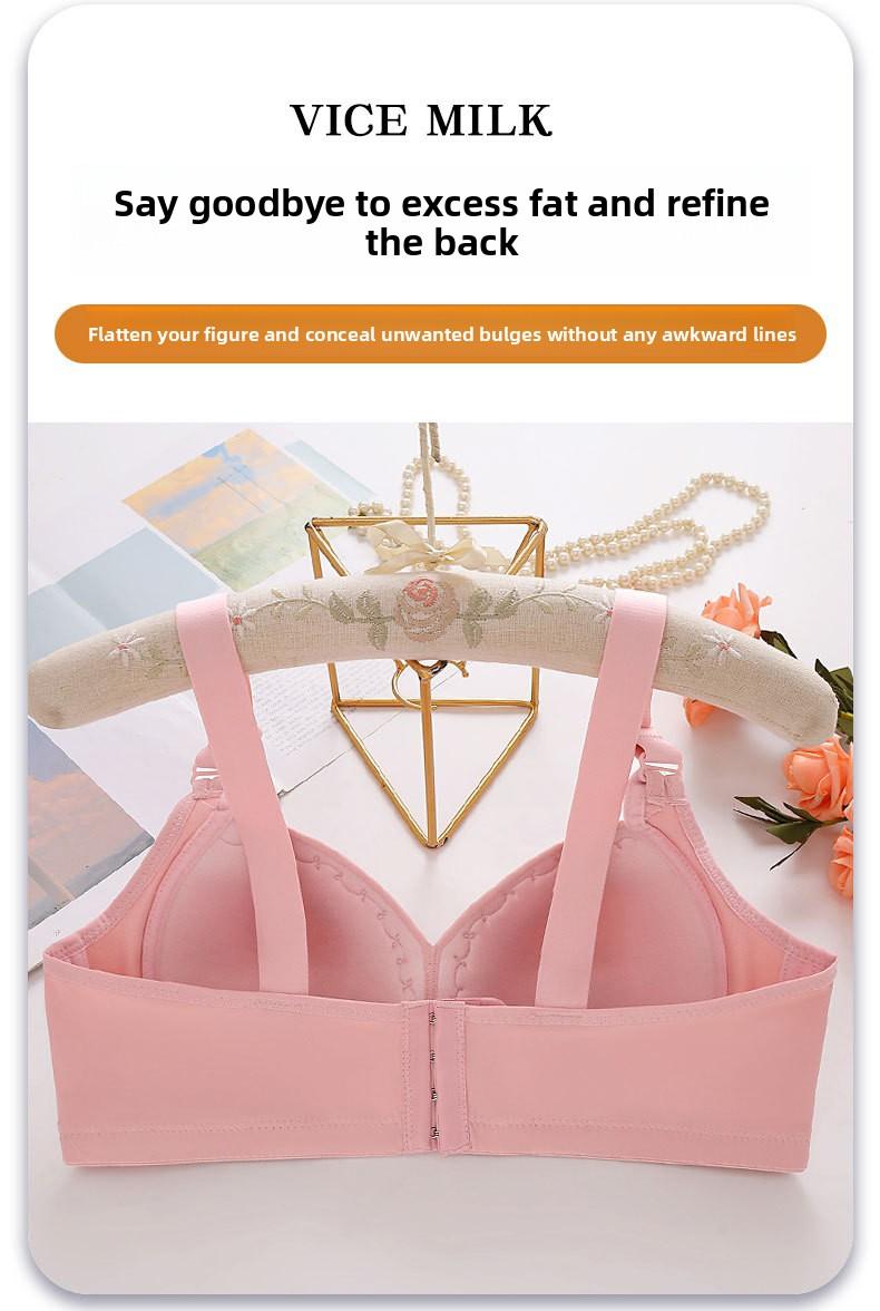 5 PCS/ 3PCS Elegant Lace Non-Wired Bra for Women Comfortable Push-Up Bralette Everyday Underwear Lift Support Breathable Lingerie T-Shirt Mother Fashion -RR