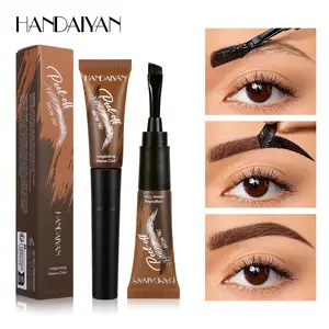 5 Color Options! Handaiyan Pull-Off Eyebrow Stain, Waterproof Long-Lasting, Natural Foggy Brow Gel, No Smudge, Easy Application