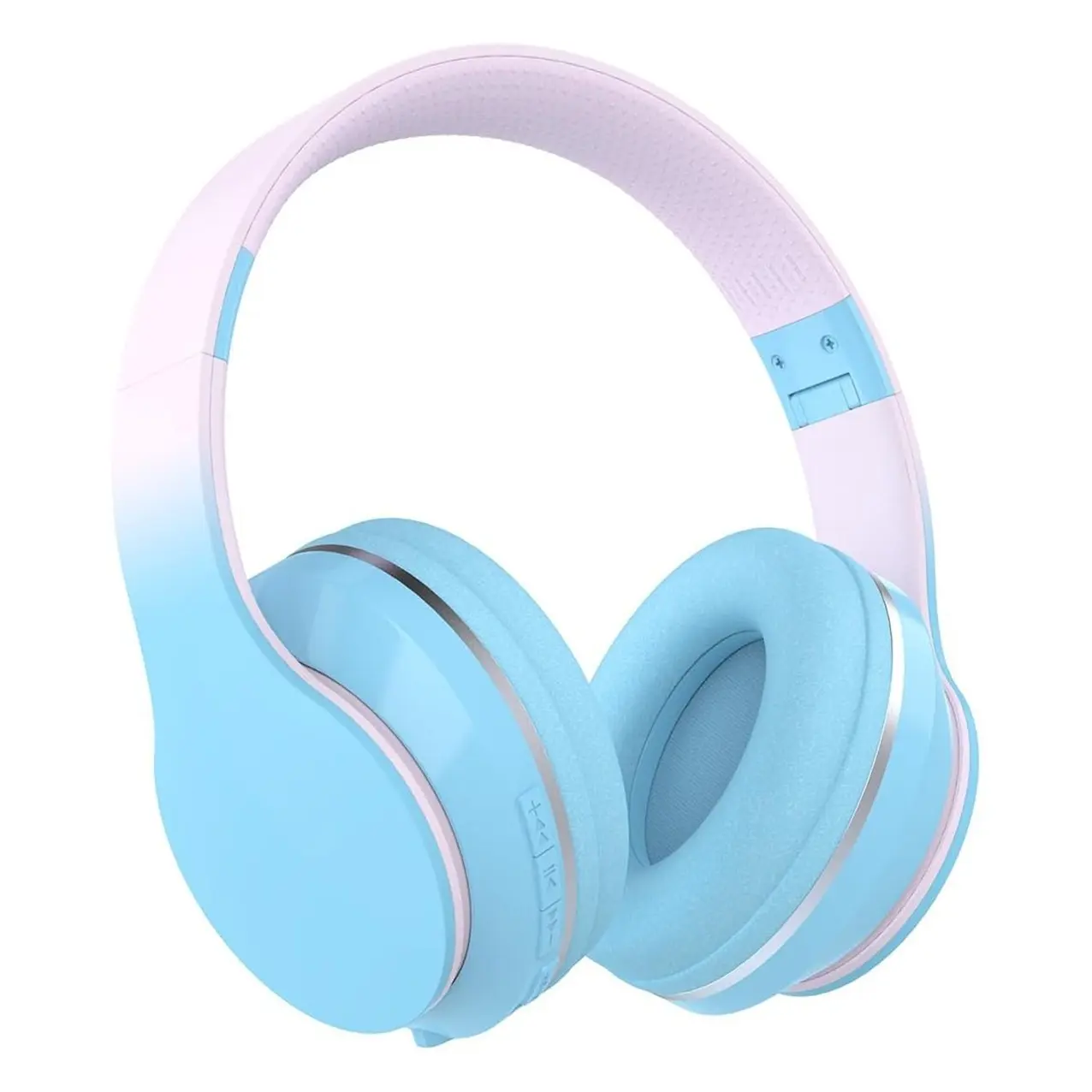 Over-Ear Bluetooth-compatible Headphones with Microphone, 10 Hours Playtime, Foldable Stereo, High-Fidelity Music and Gaming, Foldable Hifi Headphones