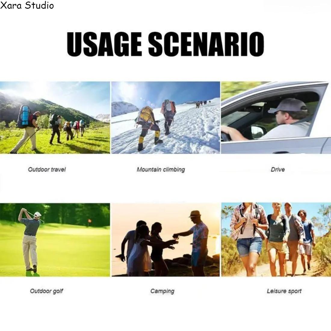 2 Pack Quick Dry Baseball Caps for Men & Women – Lightweight Breathable Moisture-Wicking Sports Hats, Sun Protection Outdoor Cap with Mountain Logo for Hiking, Camping, Running & Daily Wear