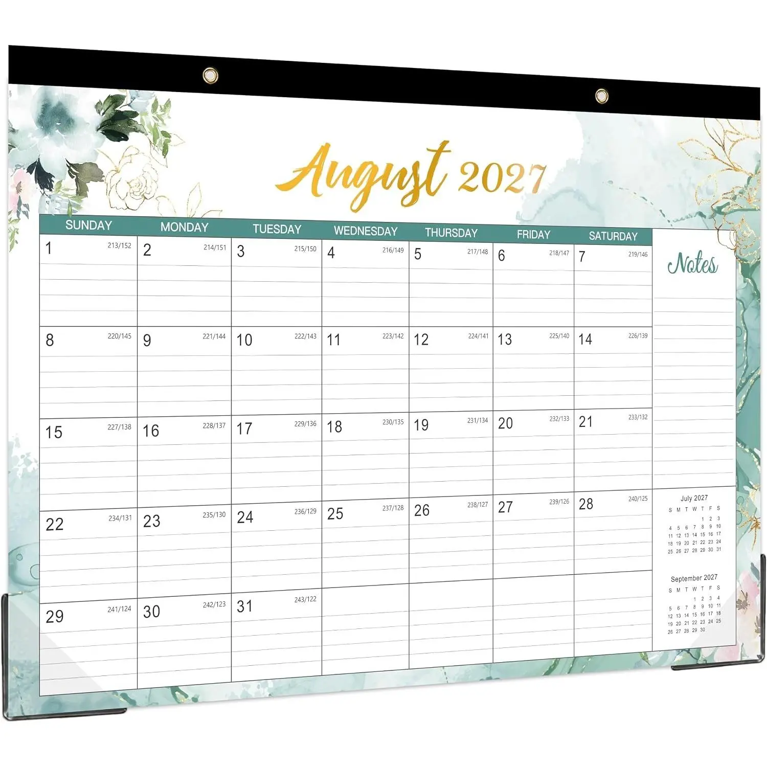 2026-2027 Desk/Wall Calendar - 18 Month Monthly Calendar, July 2026 - December 2027, 14.6" x 11.5", for Home Office or School