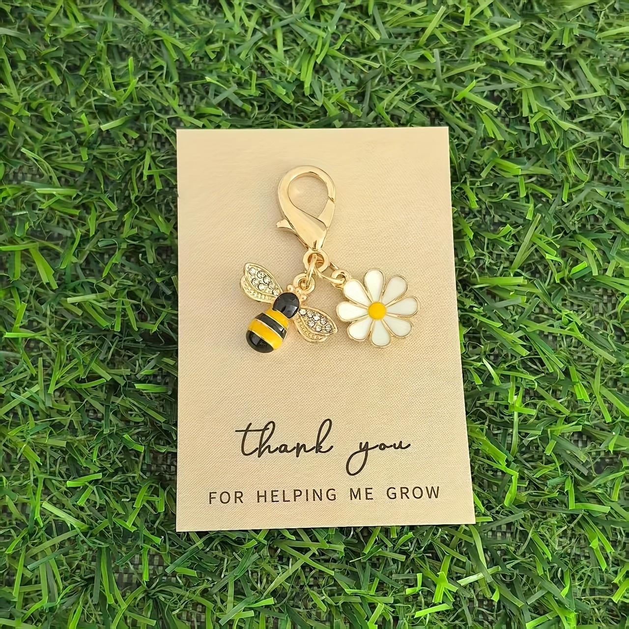 10 Keychain Thank You Cards Gift • Inspirational Friendship Gift • Valentine's Day Gift • Christmas Fun Little Item • Affordable Product • Unique Piece • Charming Keychain